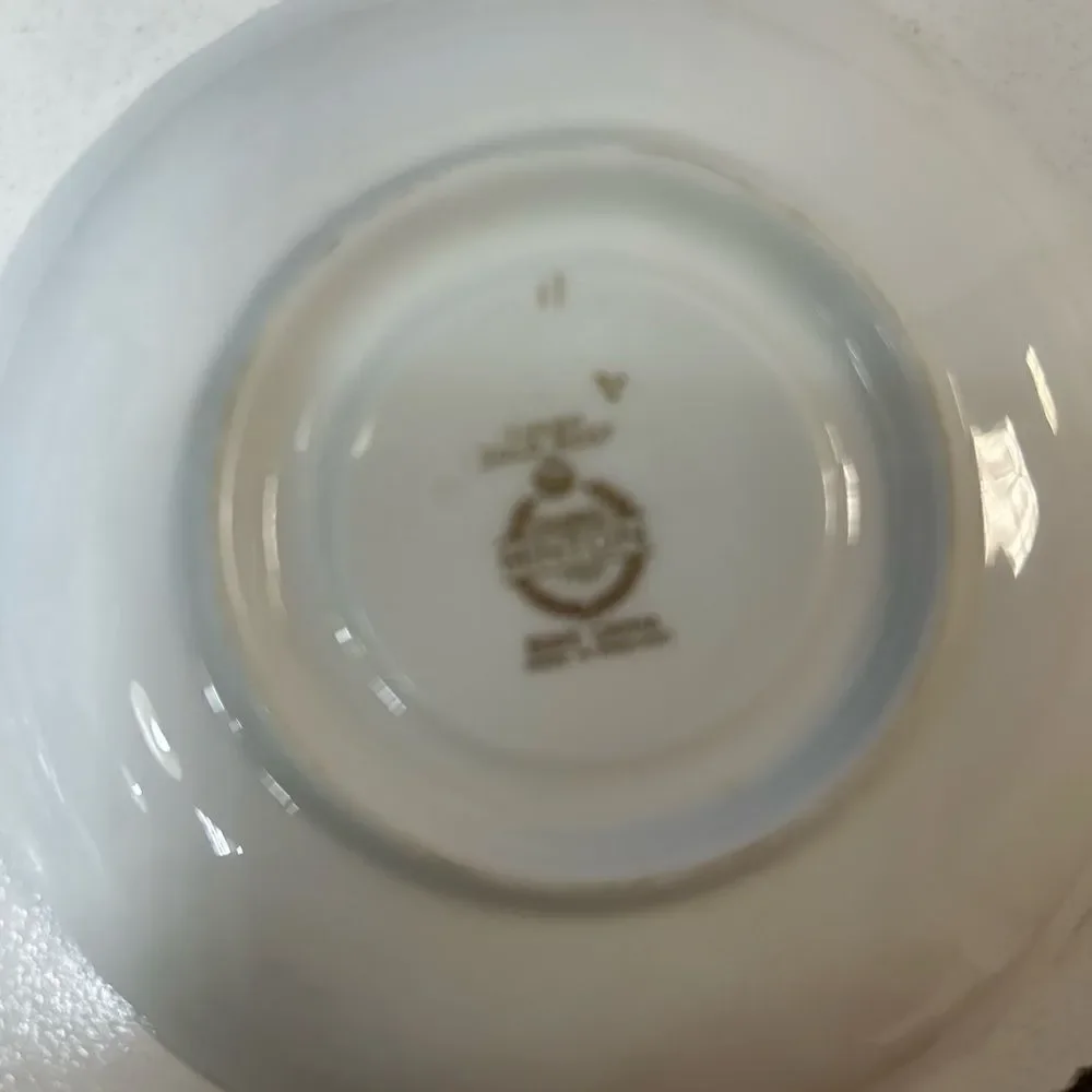 4 Minton Gold Rose 4 1/2” coasters.  Set of 4